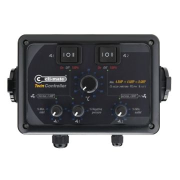 Cli-Mate Twin-Controller  4 + 4 AMP